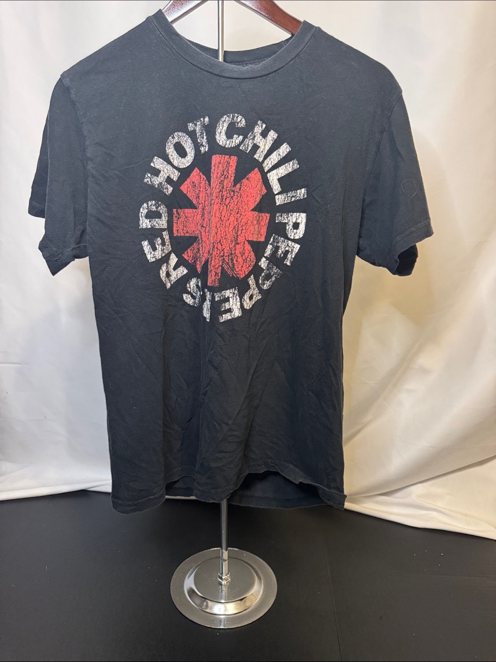 Bravado Black Graphic Band Tee with Red Starburst Logo medium 111